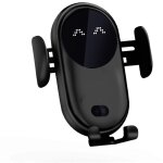 Chargeur sans fil de voiture, support de t�l�phone de voiture pour prise d'air, support de t�l�phone ...