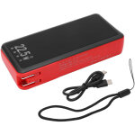 Chargeur solaire portable 30000mah, lampe led d'urgence, banque d'energie rapide pour randonn�e et camping, ...