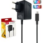 Chargeur switch 45w - adaptateur secteur charge rapide pour switch / oled / lite / pro controller - compatible ...