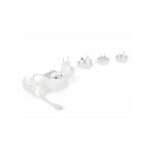 Chargeur universel avec connexion micro usb - 5 vcc - 2 5 a - avec 4 fiches de voyage