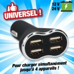 Chargeur usb voiture 12 / 24v Chargeur usb voiture 12 / 24v