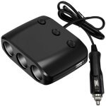 Chargeur de voiture 120 w 3 trous répartiteur d'alimentation 12 v chargeur rapide adaptateur d'alimentation ... Chargeur de voiture 120 w 3 trous répartiteur d'alimentation 12 v chargeur rapide adaptateur d'alimentation ...