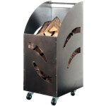 Brixo - chariot de conteneur portalgna avec roues de r�servoir en fer forg� pour le foyer