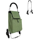 Chariot de courses monte escalier 45 l sac isotherme