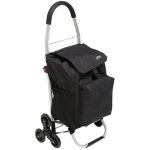 Chariot de course pliable 6 roues noir five