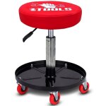 Chariot de garagiste bm tools bmt - stool sige pivotant hauteur rglable,  roulettes / supports outils ...