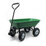 Wiltec - chariot de jardin  main ? 930 x 505 x 510 mm ? volume 75 l ? capacit de charge 240 kg ? avec ...