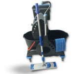 Chariot de nettoyage giotto black 2 x 15 litres avec balai  frange - quantit x 1 - kit mnage pro complet ...