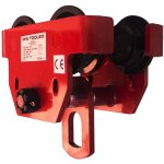 Chariot porte - palan manuel 1 t avec s�curit� anti - chute de roue mw tools hnra1t