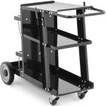 Chariot poste � souder pro support bouteille de gaz max 65kg 108x44x79cm - stamos