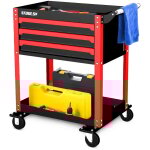 Chariot servante d'atelier chariot � outil sur roulettes bm tools bmt tool drawer - 3 tiroirs � glissi�res ...