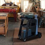 Chariot de soudage en acier avec rangement pour bouteilles de gaz
