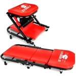 Chariot de visite bm tools mcanicien convertible en sige d'atelier - garagiste / mcanique 2 en 1 - ...
