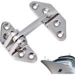 Charni�re en acier inoxydable support de qualit� marine, design papillon, charni�res robustes, pour bateau, ...