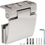 Charni�re courb�e simple face charni�re de salle de bain en acier inoxydable ferrures pour meubles avec ...