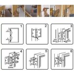 Charniere, charni�re inox, 20 pcs petite charniere, charni�re, charni�re plate, charni�re pour la maison ...