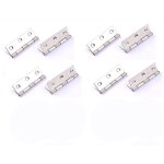 Charni�re, charni�re inox, 8 pcs charni�re meuble charni�re porte charni�re piano (vis non incluses)