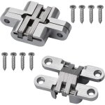 Charnires invisibles dissimules en alliage de zinc  180 degrs, charnires caches pour quincaillerie ...