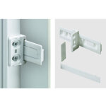 Charni�re invisible pour portes de r�frig�rateur - hettich blanc(2pcs)