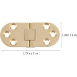 Charni�res en laiton avec vis pour meubles de table pliante et de porte d'armoire