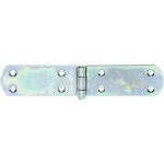 Charni�re de malle robuste avec goupille rivet�e ? acier passiv� ? 175 x 35 mm ? marque alberts