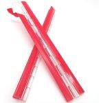 Charnire de piano autocollante en plastique transparent de 300 mm pour bote de bricolage, aquarium, ...