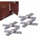Charni�res pivotantes en acier inoxydable, charni�res pivot porte � rotation cach�e de 360 degr�s, charni�re ...