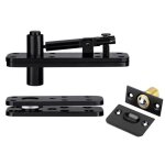 Charni�re pivotante dissimul�e, charge de 250 kg, quincaillerie robuste pour biblioth�que, kit de montage ...