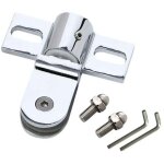 Charni�re pivotante pour porte de douche en verre, acier inoxydable, 1pi�ce?avec vis?