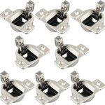 Charni�res de porte d'armoire pour remplacement � 110 degr�s durabilit� rev�tement en m�tal pour �paisseur ...