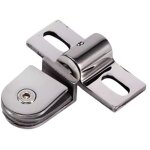 Charni�res de porte de douche en acier inoxydable, pivotantes, faciles � installer et � utiliser dans ...