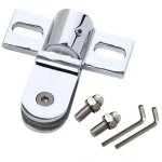 Charni�res de porte de douche �paisses en acier inoxydable / alliage avec rotation � 90 degr�s pour porte ...