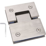 Charni�re de porte de douche en verre sans cadre, ouverture � 180�, capacit� de charge de 54 kg (120 ...