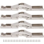 Charni�re de porte, charni�re en forme de pont en t�le d'acier lamin�e � froid avec vis pour armoires ...