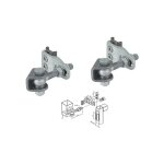 Charni�res porte industrielle, r�glage quadridimensionnel 4 - d boulon m20 locinox