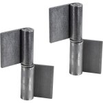Charni�re de porte � souder - m�talliques hauteur = 80 mm din � droite charni�re robuste pour portail ...