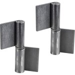Charni�re de porte � souder - m�talliques hauteur = 80 mm din � droite charni�re robuste pour portail ...