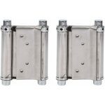 Charni�res � ressort � double action en acier inoxydable, 2 pi�ces, charni�res de porte de voiture, charni�res ...