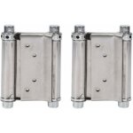 Charni�res � ressort � double action en acier inoxydable, 2 pi�ces, charni�res de porte de voiture, charni�res ...