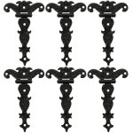 Charnires rtro en alliage de zinc lot de 6 pices quincaillerie pour portail et clture en bois pour ...