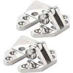 Charni�re de trappe robuste, 2 pi�ces de quincaillerie de bateau � broches amovibles polies miroir marine, ...