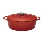 Chasseur - cocotte ovale en fonte maille 25cm rubis sublime puc472558