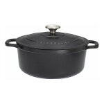 Chasseur - cocotte ronde 16 cm chasseur noir interieur noir