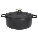 Chasseur - cocotte ronde 26 cm noir interieur noir