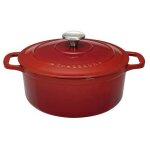 Chasseur - cocotte ronde en fonte �maill�e 28cm rubis puc472858