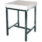 Chassis inox renforce pour billot 600 x 600 mm - map