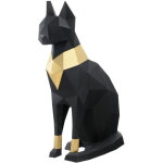 Chat égyptien 3d en papier stéréoscopique, modèle de décoration moulé à la main, jouets, ornements géométrique ... Chat égyptien 3d en papier stéréoscopique, modèle de décoration moulé à la main, jouets, ornements géométrique ...