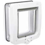 Chatire 4 positions 20 x 22 cm extrieur total, blanche pour chat trixie
