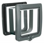 Animallparadise - chatire 4 positions xl avec tunnel 24  28 cm extrieur grise pour chat