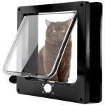 Chatière pour chat, chatière magnétique à 4 voies pour chats et petit chiens, porte pour animaux coulissant ... Chatière pour chat, chatière magnétique à 4 voies pour chats et petit chiens, porte pour animaux coulissant ...